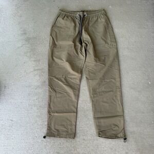 Zanerobe Sureshot Pants Men's 36 Khaki Jogger Style Tapered Stretch Drawstring